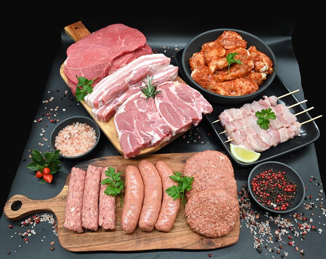 Nathi's Mixed Braai Pack raw meat selection